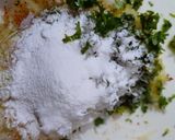 A picture of step 2 of Potato Cheese balls.
