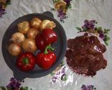 Pas rețetă Ficăței cu sos și cu legume (nr.-01) 1 fotografie