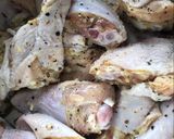 A picture of step 1 of Honey Malibu chicken wings.