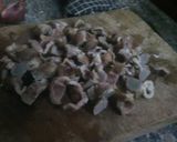 A picture of step 11 of Nigerian Gizdodo_gizzard and banana.