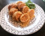 รูปขั้นตอนการทำที่ 5 ของ โรลข้าวผัดไข่คลุกแซลมอน สูตรง่ายเวอร์ Fried Rice Salmon Roll