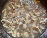 A picture of step 4 of Creamy Mushroom Rice.