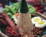 Foto langkah ke 5 dari resep Nasi Lemak BEETROOT.
