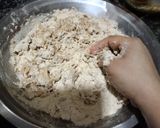 A picture of step 3 of Chana dal poori.