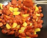 A picture of step 3 of Carrot curry.