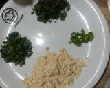 A picture of step 4 of Toorai(ridge gourd) peels k shami kabab.