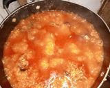 A picture of step 5 of Palm oil rice native jollof rice.