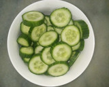 A picture of step 2 of Pickled cucumber.