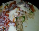 A picture of step 3 of Macaroni salad.