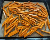 Une image de l'étape 4 de Burger boudins blancs pommes, frites de patates douces.