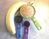 Une image de l'étape 2 de Biscuits à la banane et aux sésames.