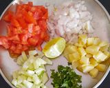 A picture of step 2 of Sweet corn salad.