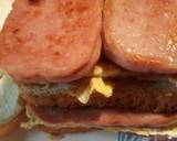 Folded Browned Folded Eggs with Spam Sandwich recipe step 6 photo