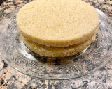 Foto del paso 5 de la receta: Pastel con coca de almendras, cabello de ángel y ganaché