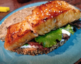 Foto del paso 5 de la receta: Bocadillo de Salmón Teriyaki