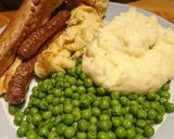 A picture of step 8 of Toad in the Hole.