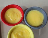 A picture of step 4 of Coffee cake with custard pudding.