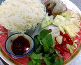 รูปขั้นตอนการทำที่ 1 ของ ข้าวผัดน้ำพริกเผากุ้งสด