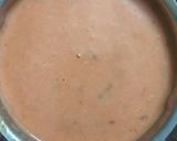 A picture of step 3 of Shahi paneer with paratha.