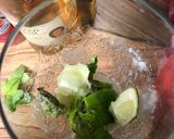 A picture of step 1 of Blood Orange Mojito for Grammy.