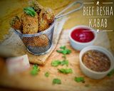 A picture of step 8 of Beef Resha Kabab.