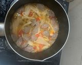 Foto langkah ke 4 dari resep Sup Jamur Pedas.