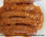 Foto del paso 10 de la receta Salchichas o longanizas blanca en salsa al vino