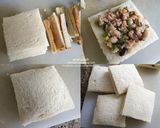 รูปขั้นตอนการทำที่ 4 ของ แซนวิชทอดไส้เห็ด