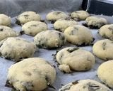 Megvehagymás pogácsa (Gluténmentes, vegán) recept fázis 8 fotója