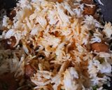 A picture of step 12 of Rajasthani Shahi Gatta Pulao.