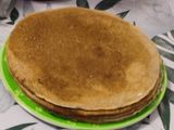 Mákos palacsinta torta citromos tejszínes-túrós krémmel