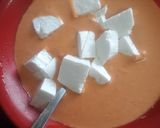 A picture of step 1 of Paneer chilli.
