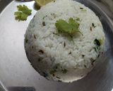 A picture of step 3 of Jeera rice.