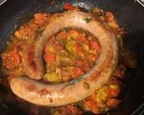 Une image de l'étape 13 de Saucisse à l'ancienne aux trois tomates, ail fumé, oignon de roscoff et romarin frais.