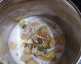 A picture of step 1 of Apple and Almond smoothie.