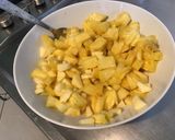 Une image de l'étape 7 de Salade d'ananas à la pomme et clémentines.