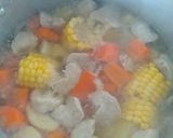 Hình bước làm 2 của món Canh củ bò viên