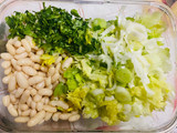 Ensalada de porotos y verduras