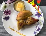 A picture of step 9 of Three coloured Gujiya.
