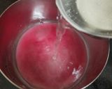 A picture of step 5 of Strawberry Jello Mousse Cake.