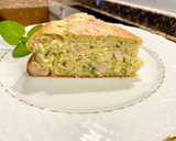Foto del paso 12 de la receta: Pastel salado con calabacín, pavo y queso