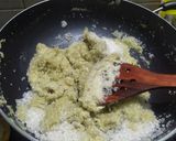 வெள்ளரி விதை மற்றும் பூசணி விதை நெய் மைசூர்பாக்(Pumpkin&vellari seed Ghee mysorepak recipe in tamil) ரெசிபி ஸ்டேப் 4 புகைப்படம்