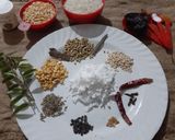 A picture of step 1 of Bisi bele bath recipe.