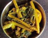 লাউ শাক চচ্চড়ি (lau shak chorchori recipe in bengali) রেসিপির ধাপ 3 ছবি