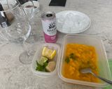 A picture of step 1 of Mango Mojito.