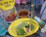 Foto langkah ke 1 dari resep MPASI 7 bulan - Tim Beras Merah + Daging Sapi + Bayam & Buncis.