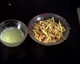 A picture of step 1 of Ginger pickle.