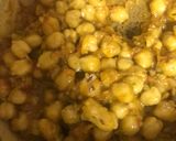 A picture of step 5 of Palak Chana.