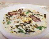 Pas rețetă Ciorbă de salată cu slănină afumată 2 fotografie