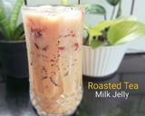 Foto langkah ke 7 dari resep Roasted Tea Milk Jelly Kurma.
